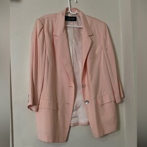 Ellen Tracy Women's Light Pink Women’s Blazer Size 20